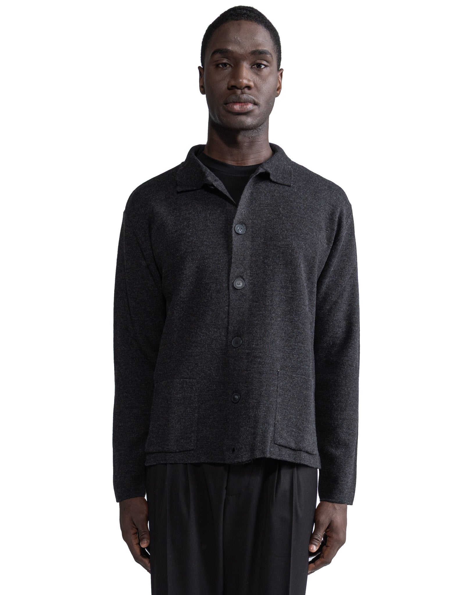 Krakatoa Knit Jacket Charcoal