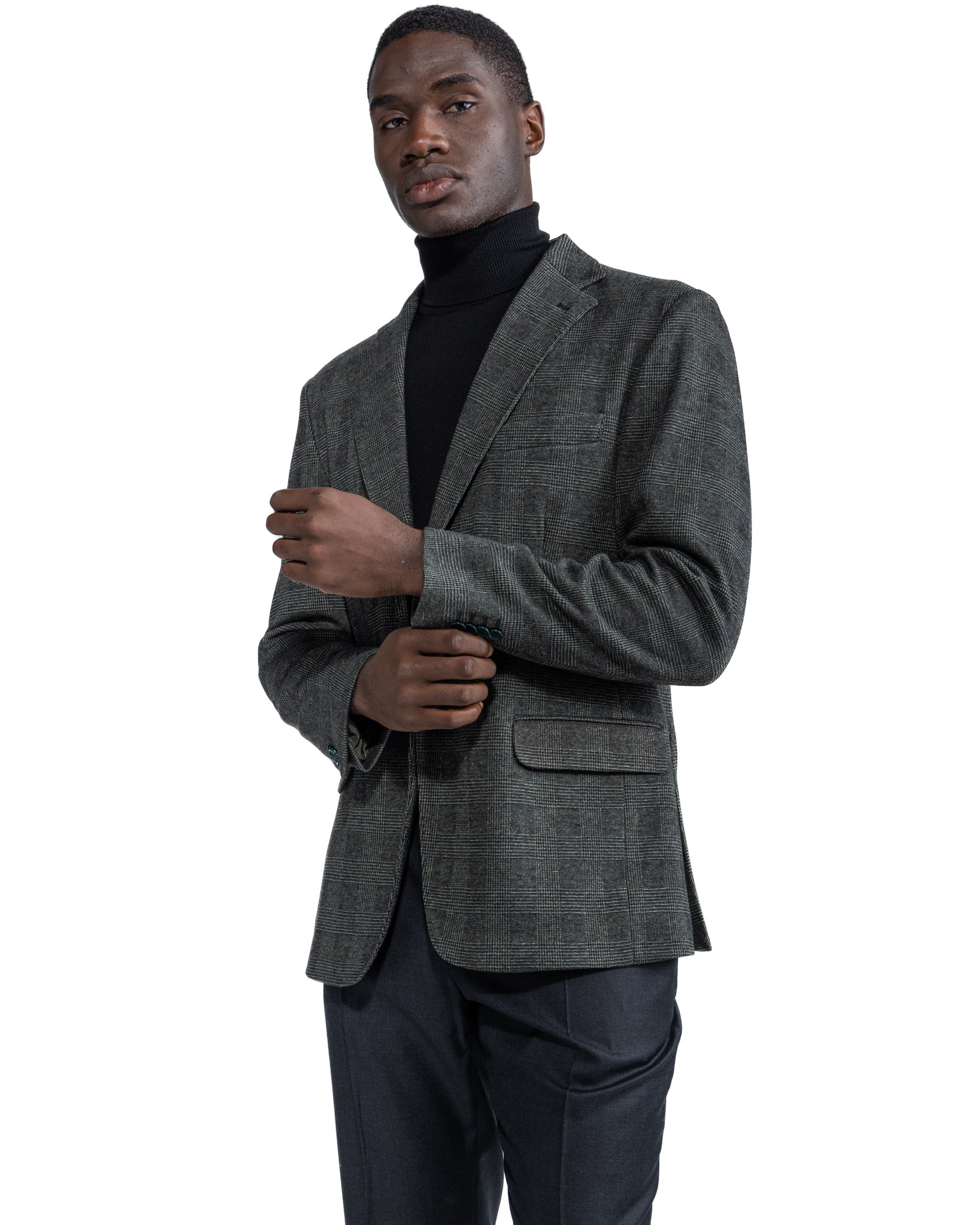 Veste Orson à carreaux verts