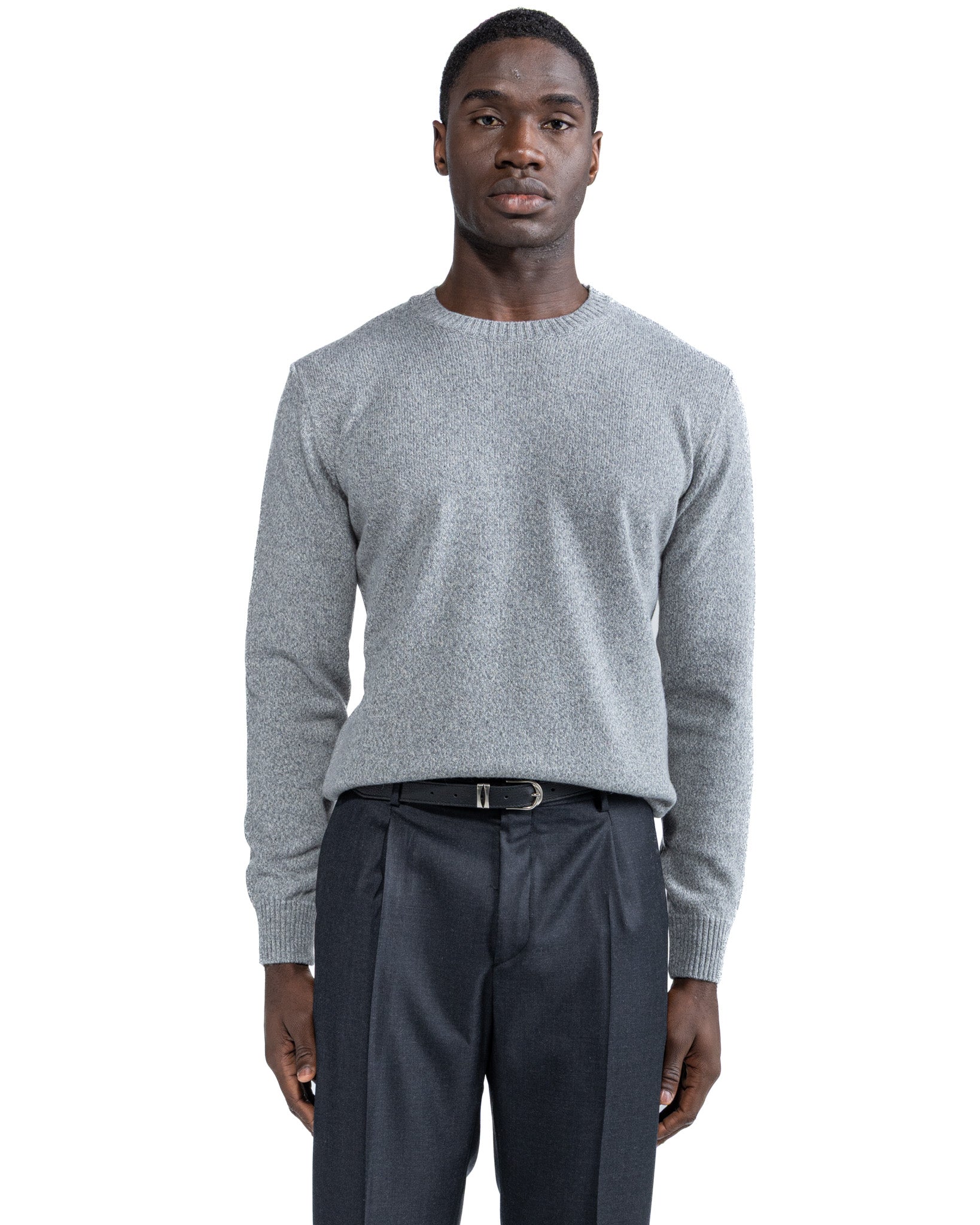 Girocollo Willie in bouclè grigio