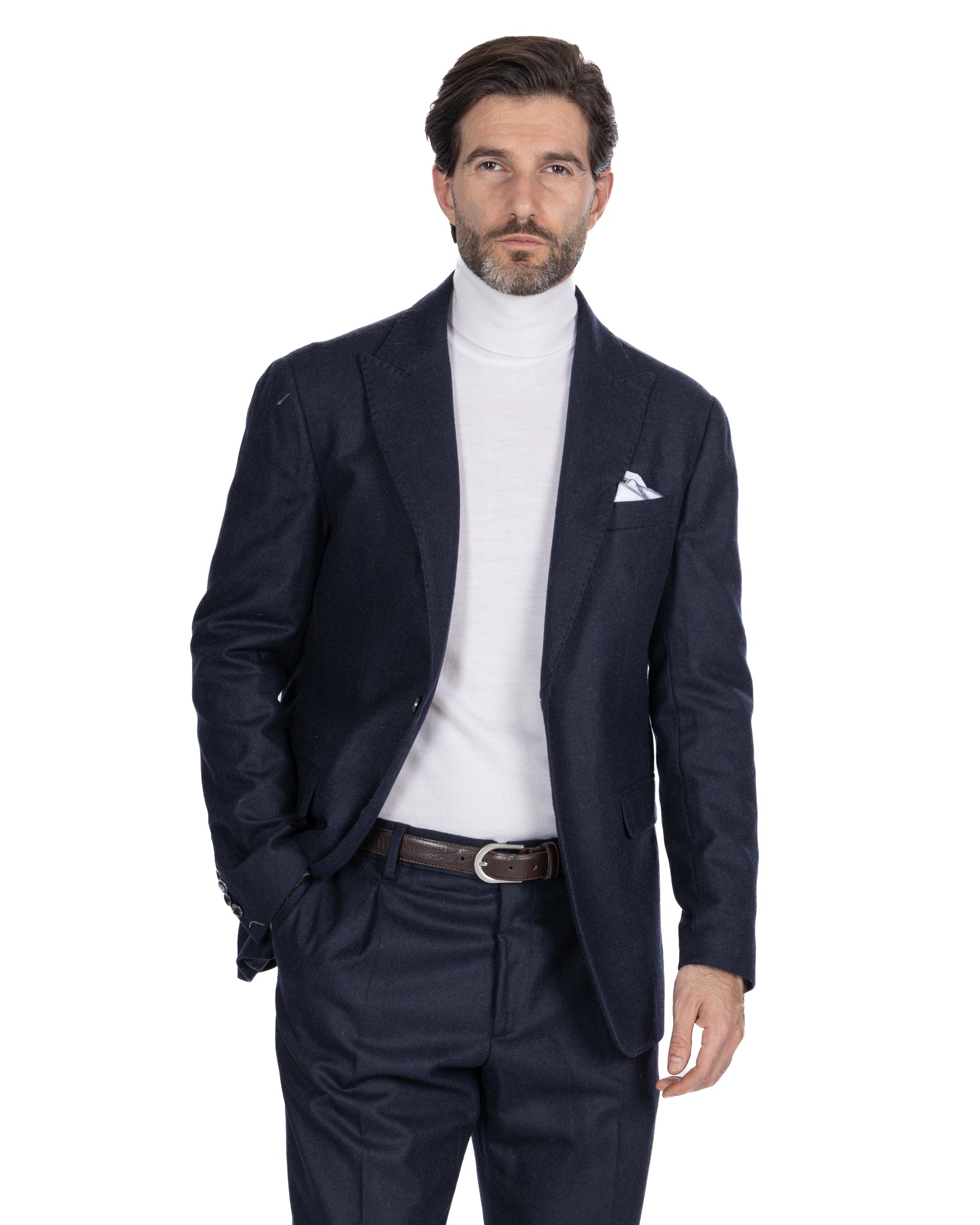 Veste Reflex en flanelle bleue