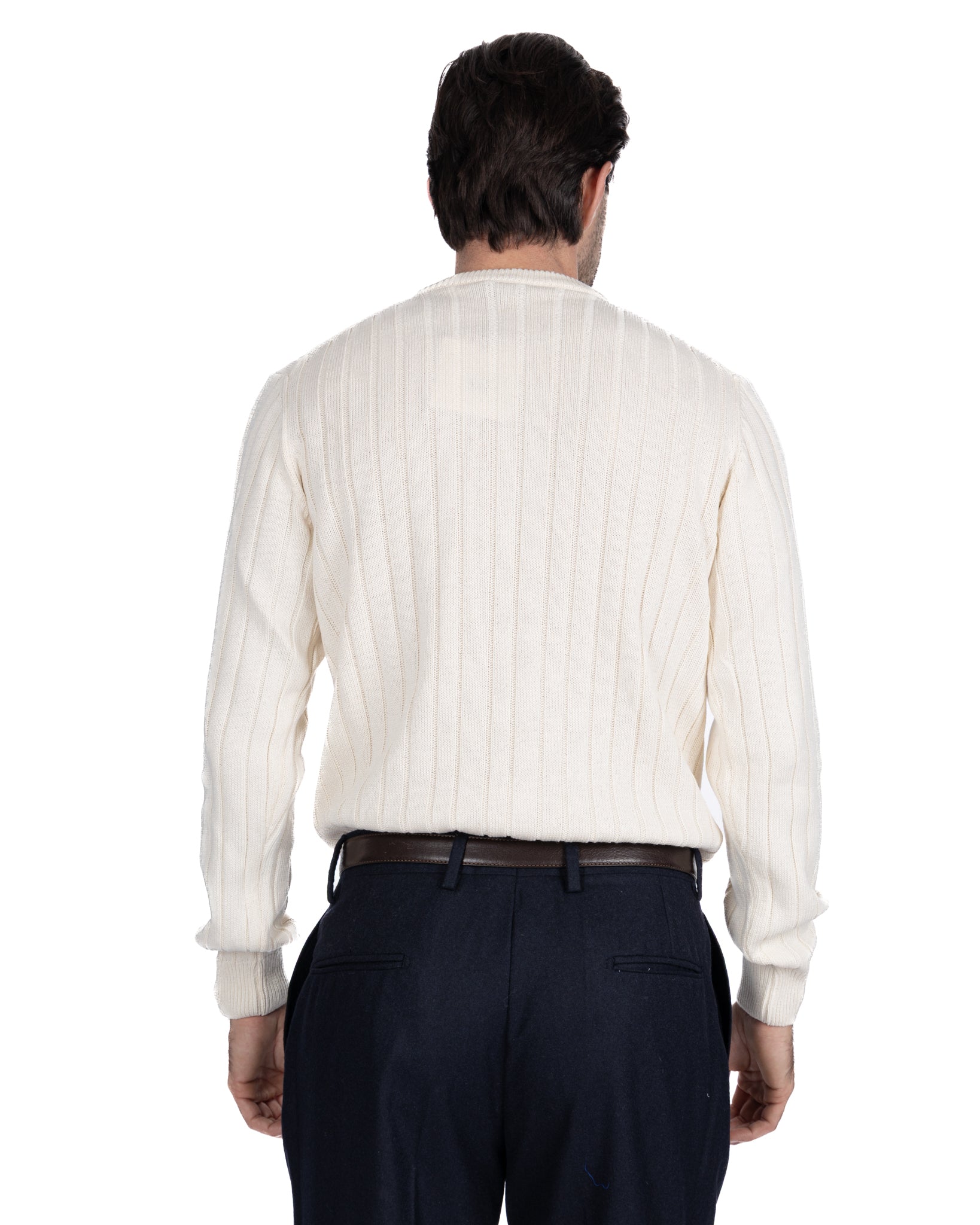 Collier ras du cou Tambora avec tresses crème