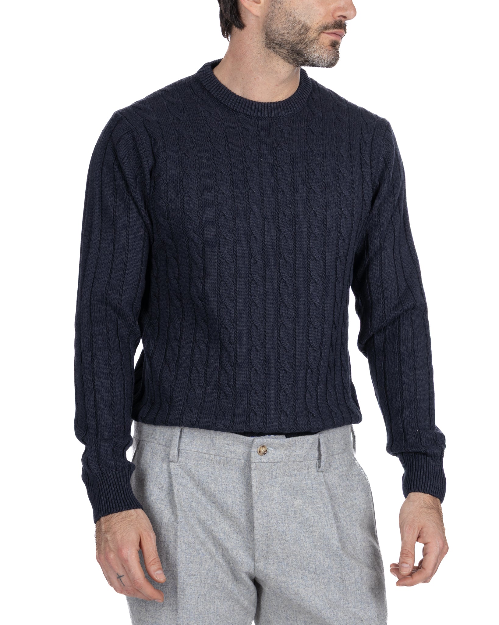 Tambora Choker with Blue Braids