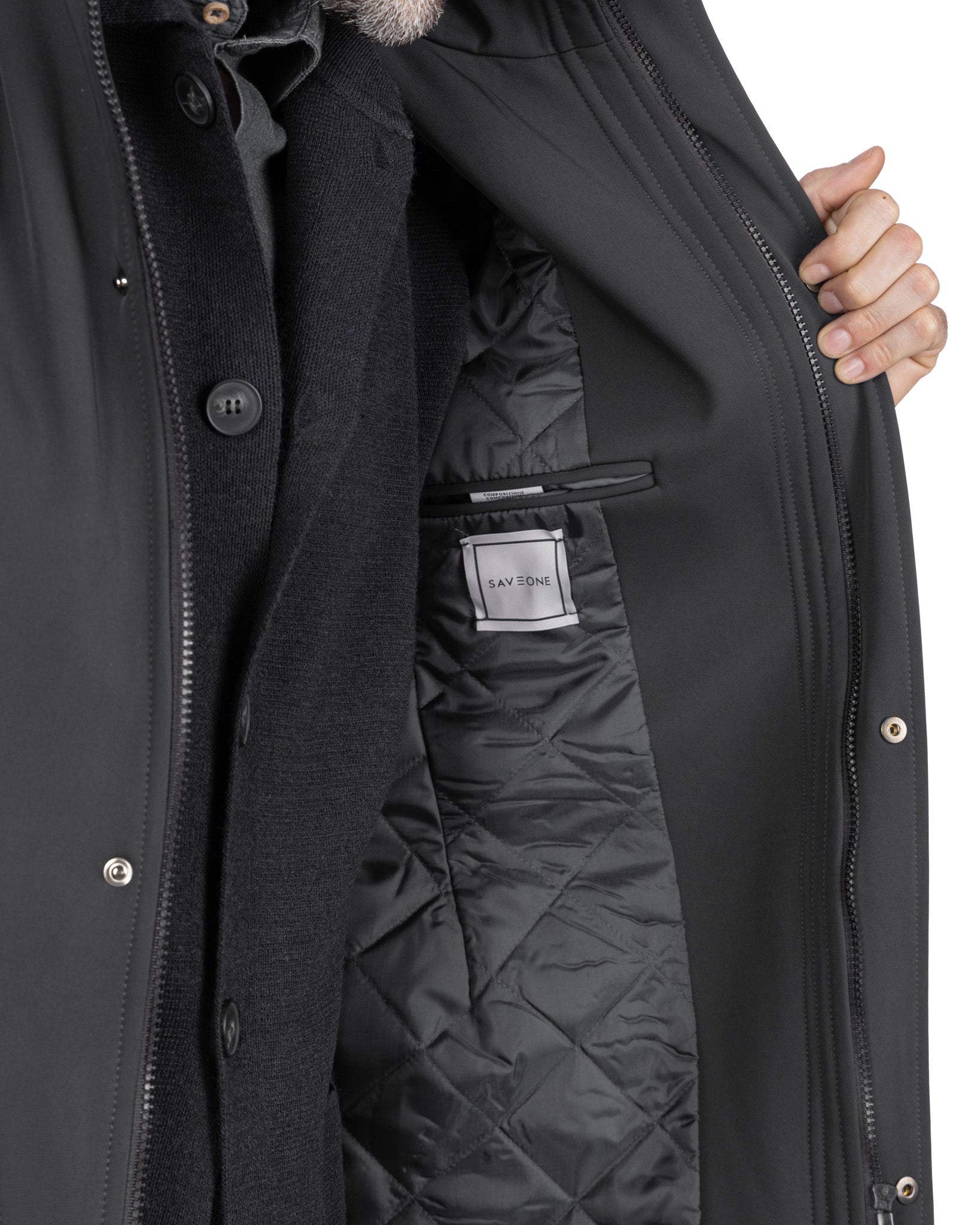 Giubbotto Dylan tecnico nero