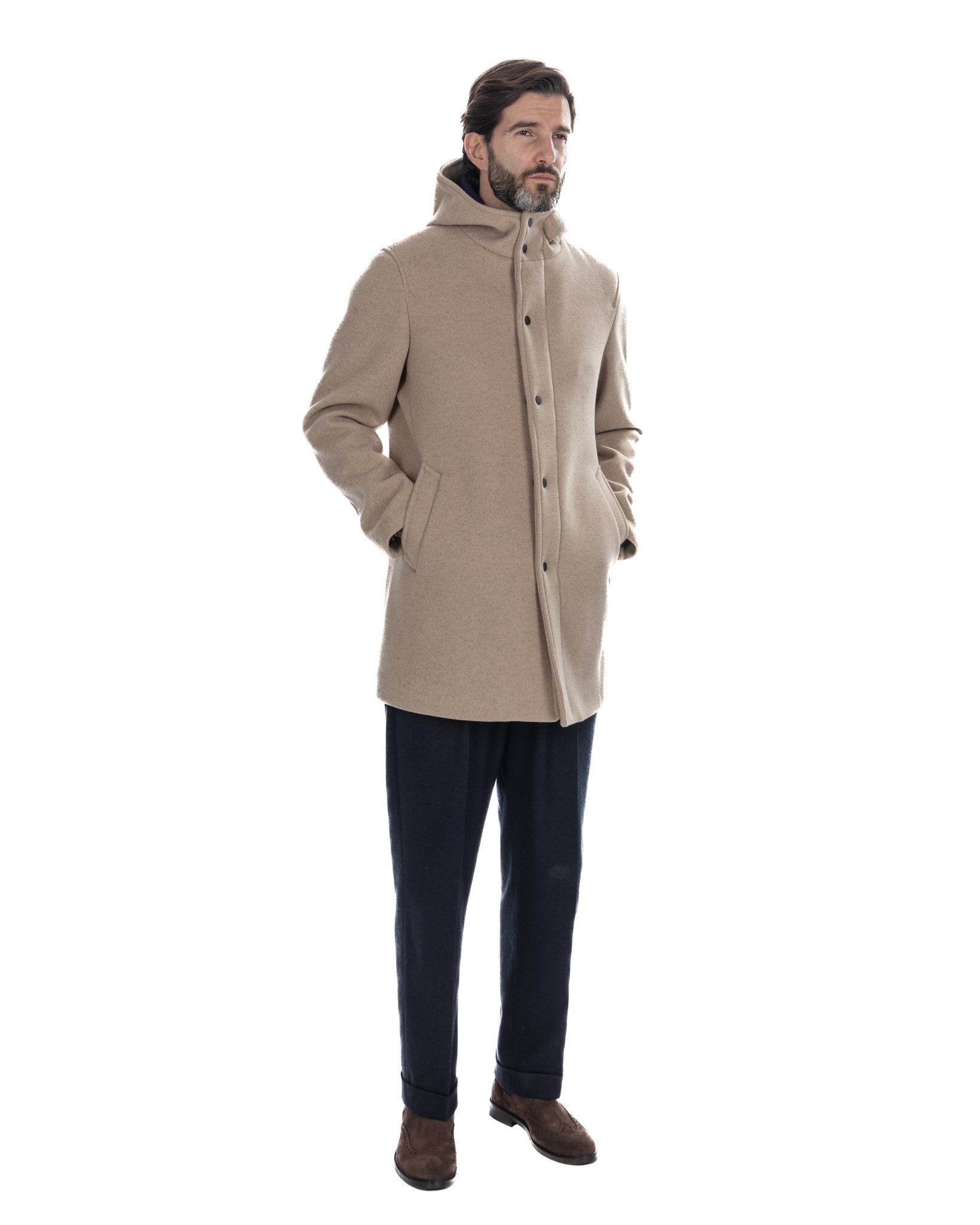 Giubbotto Denali in panno beige