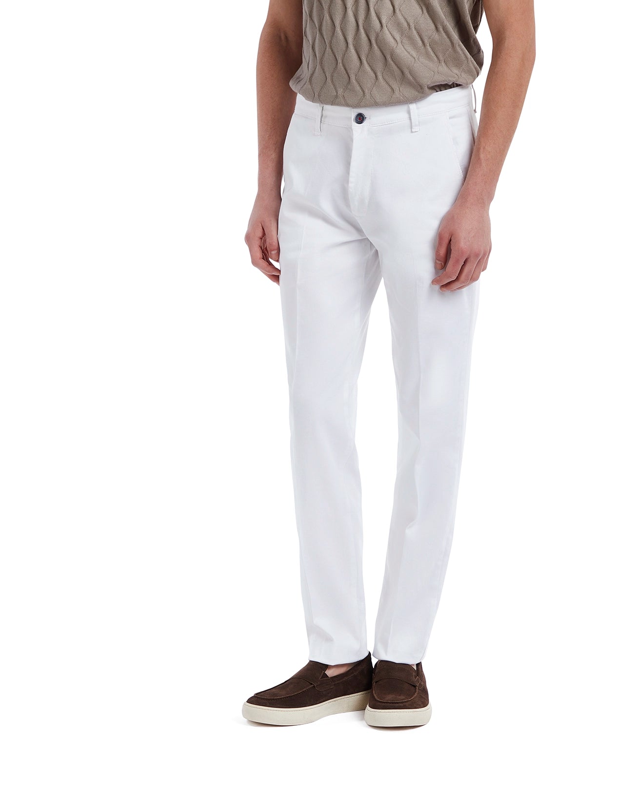Bill - pantalones blindados blancos