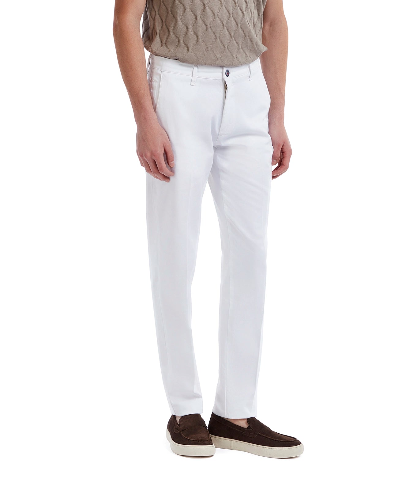 Bill - pantalones blindados blancos