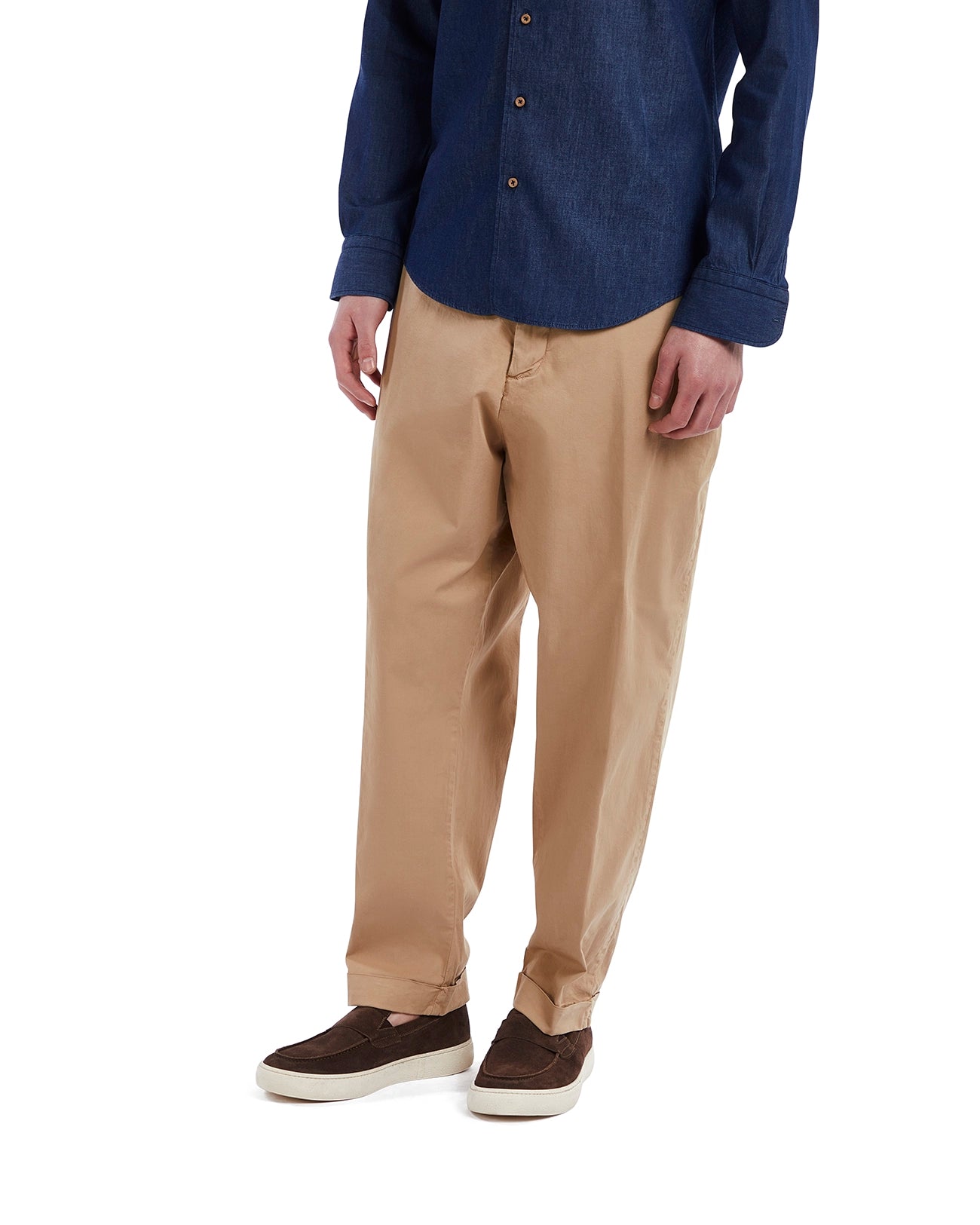 Pantalón Wels de algodón beige