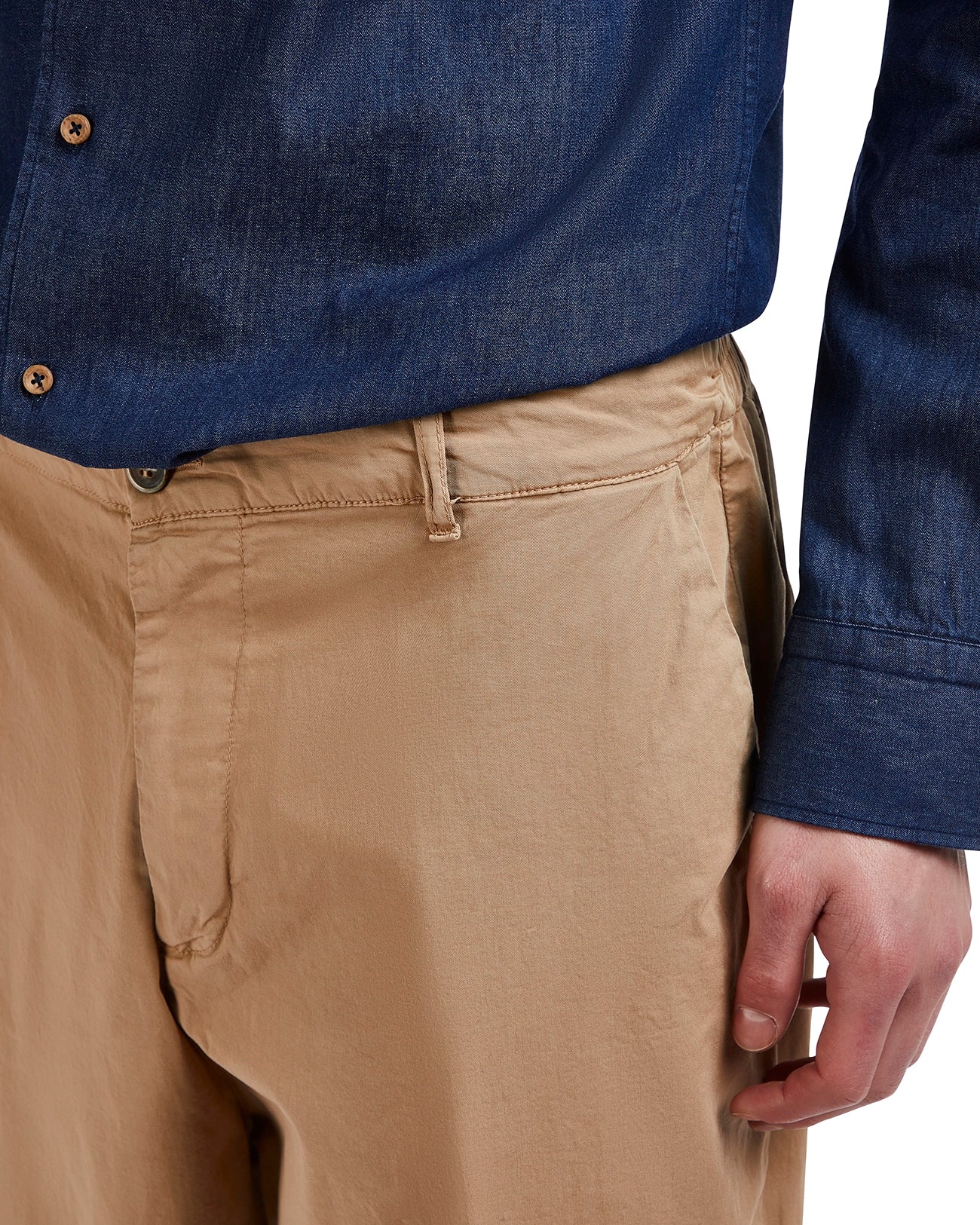 Pantalón Wels de algodón beige