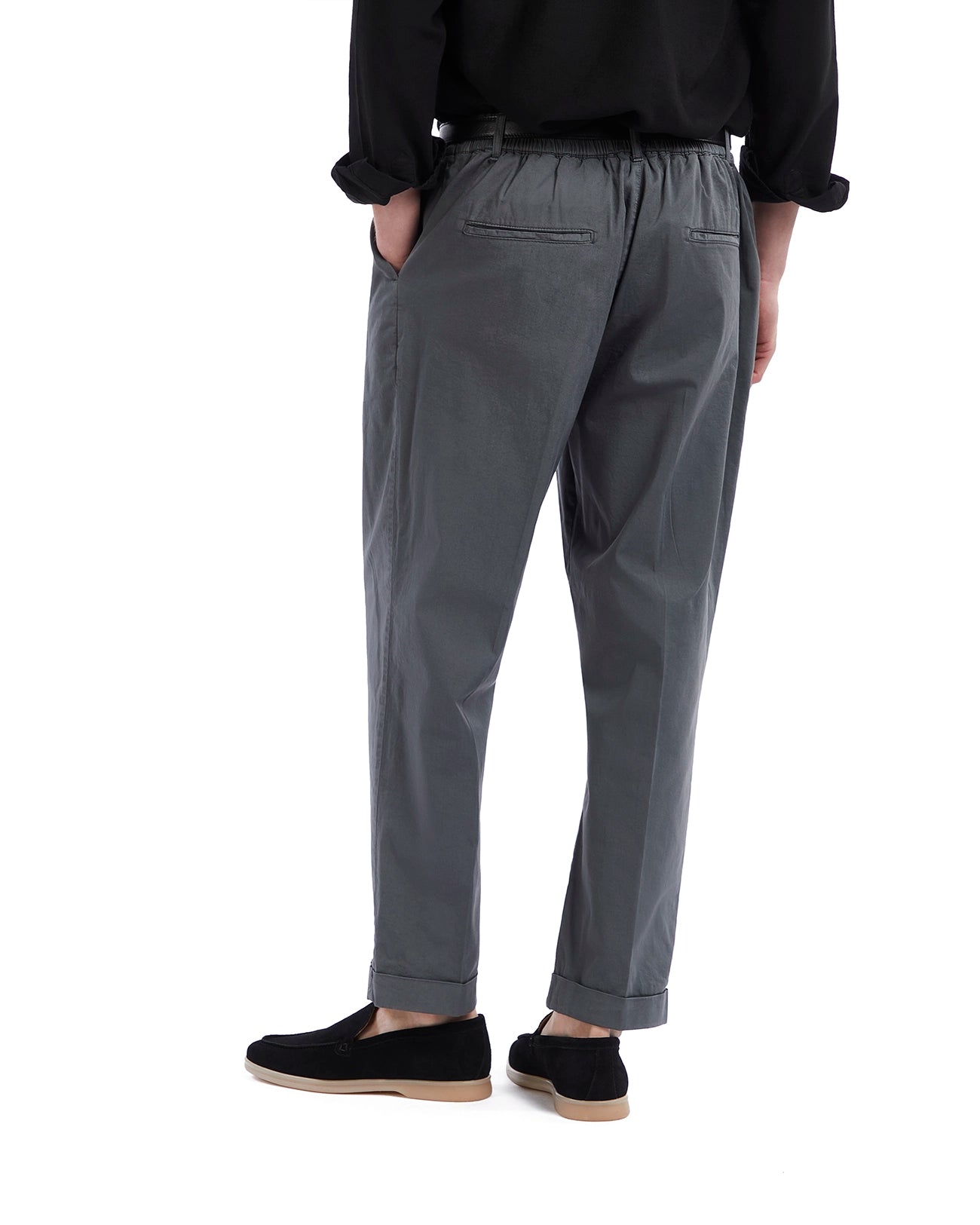 Pantalón Wels de algodón gris