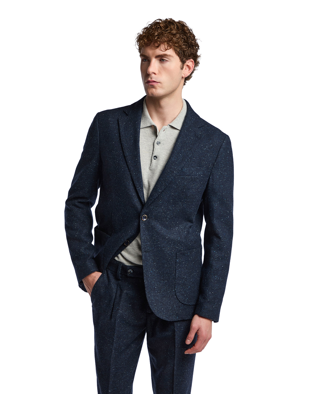 Pepe melange blue jacket