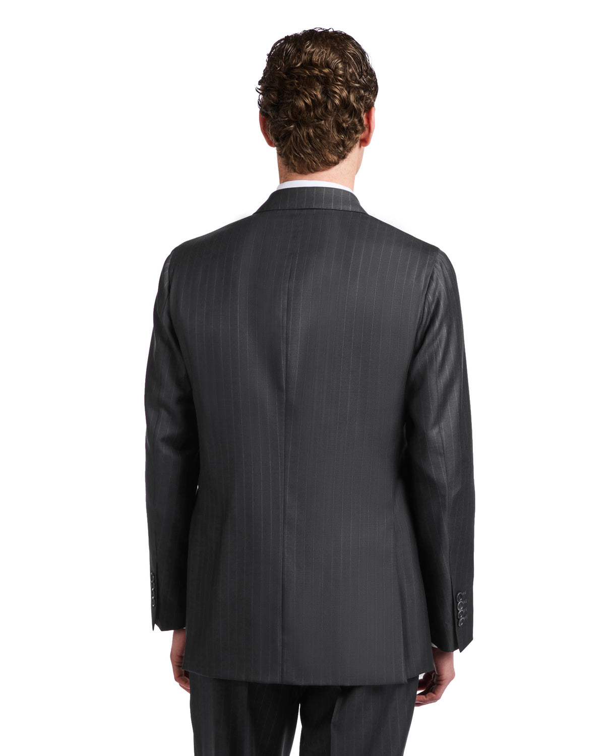 Vantage Drago charcoal wool pinstripe Roma suit