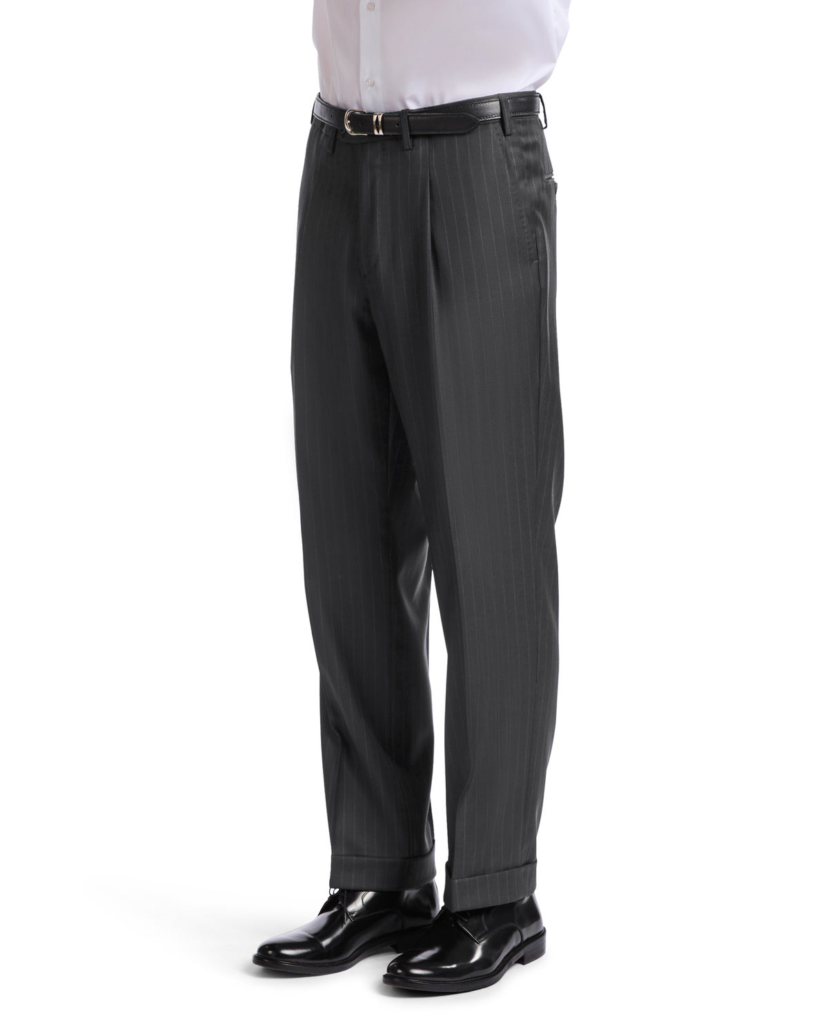Vantage Drago charcoal wool pinstripe Roma suit
