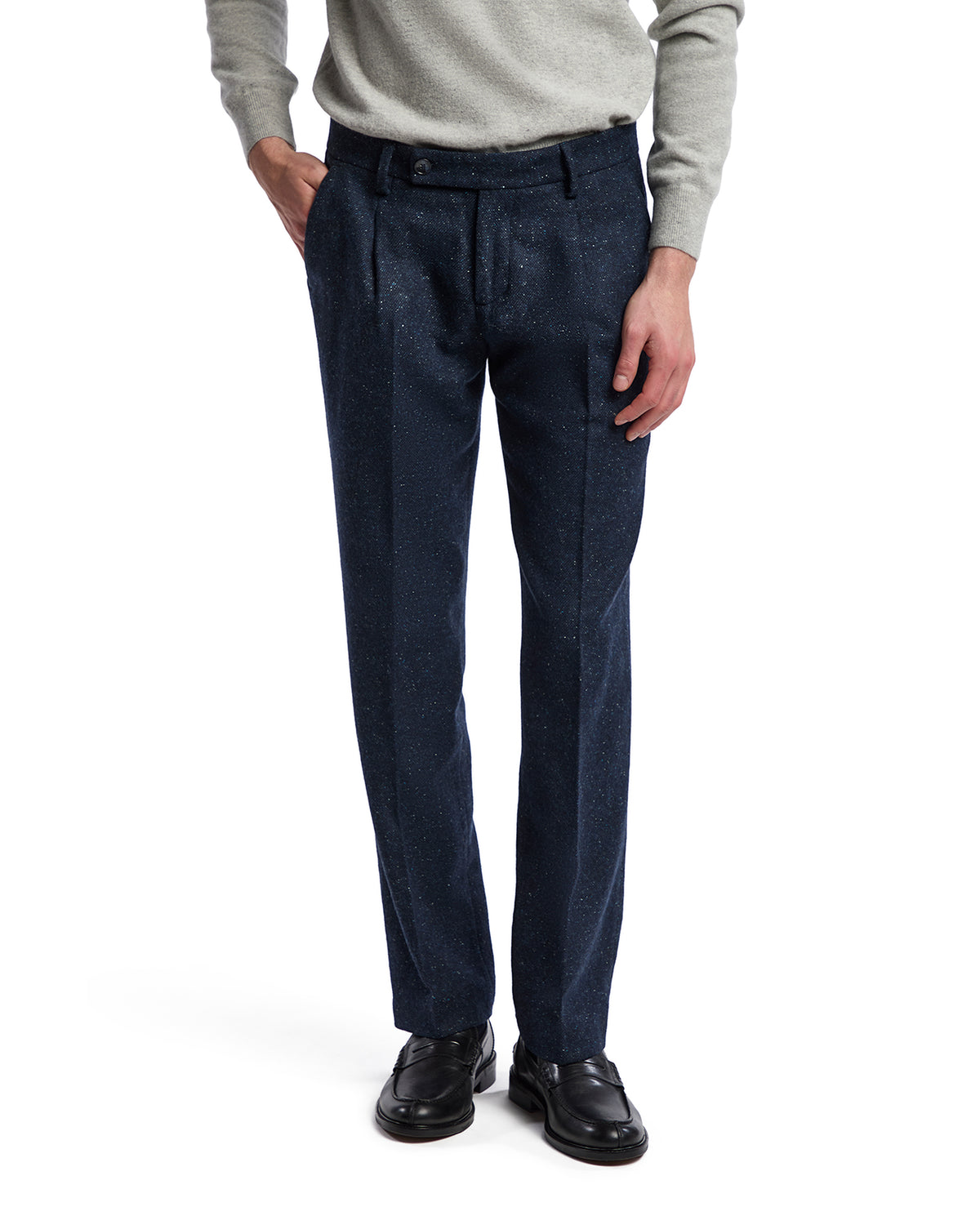 Blue melange Sale trousers