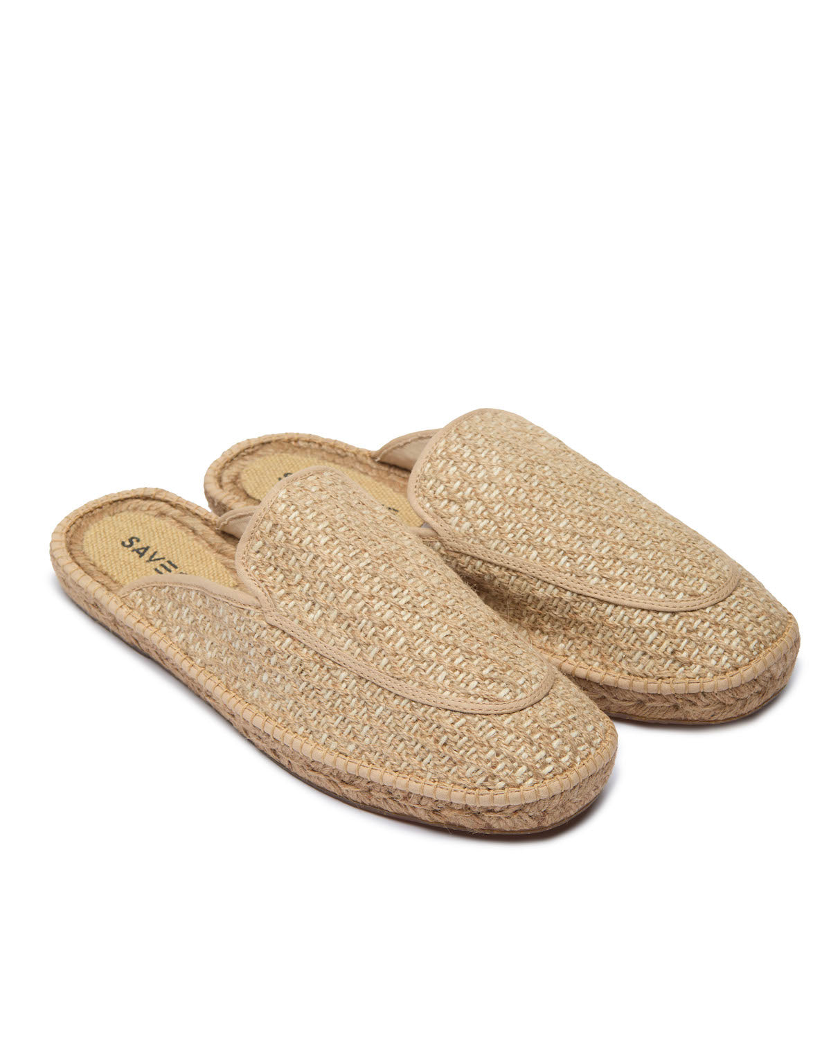 Banus camel pattern mules