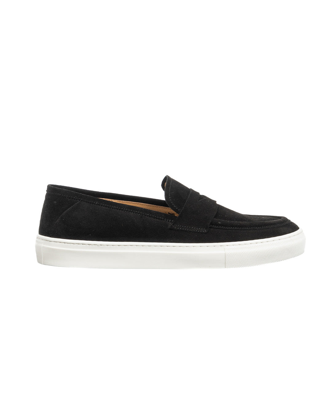 Salvador - slip-on en daim noir