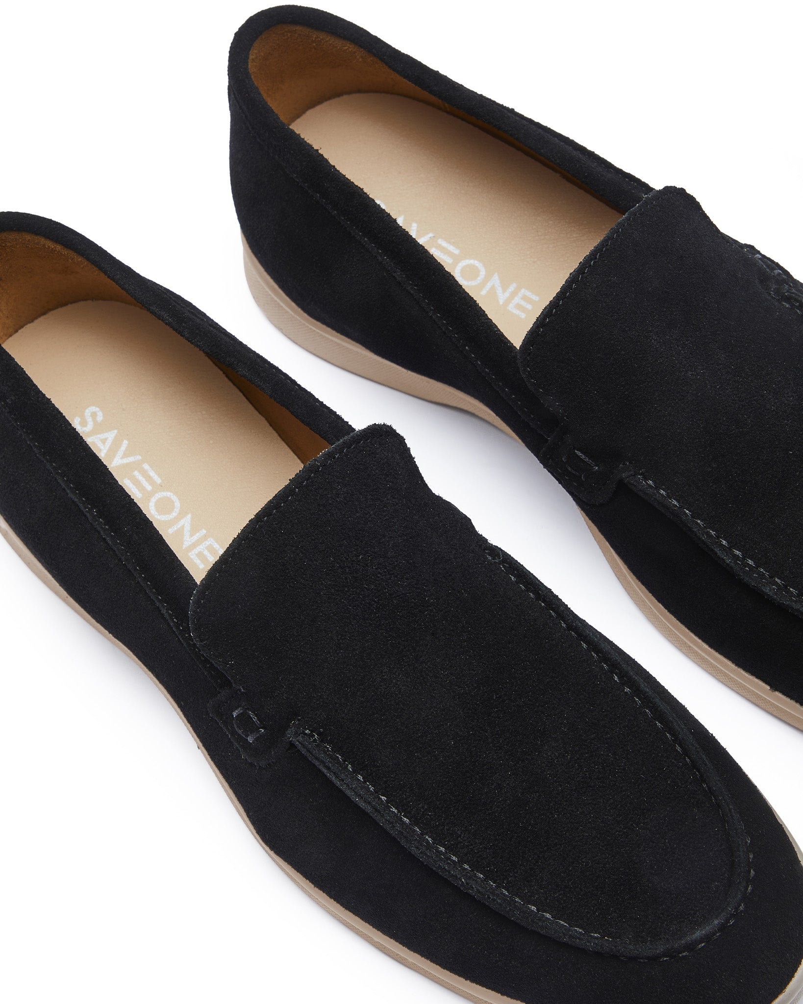 Mocasín Valeri de ante negro