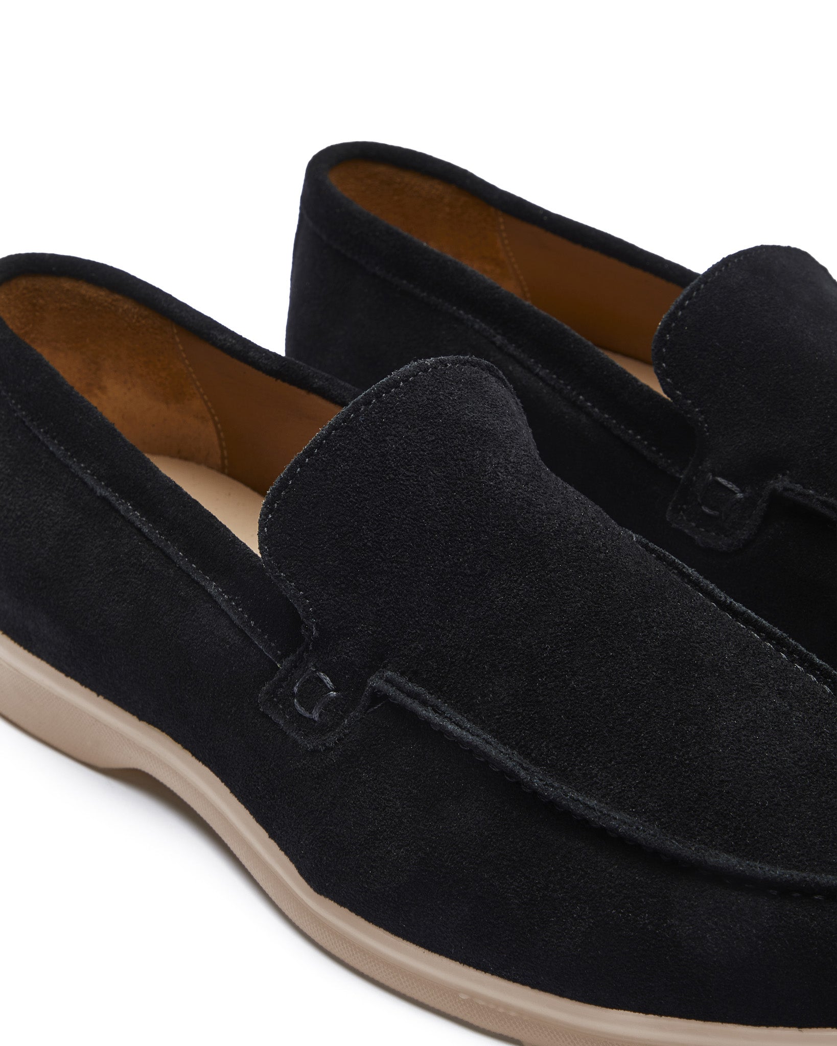 Mocasín Valeri de ante negro