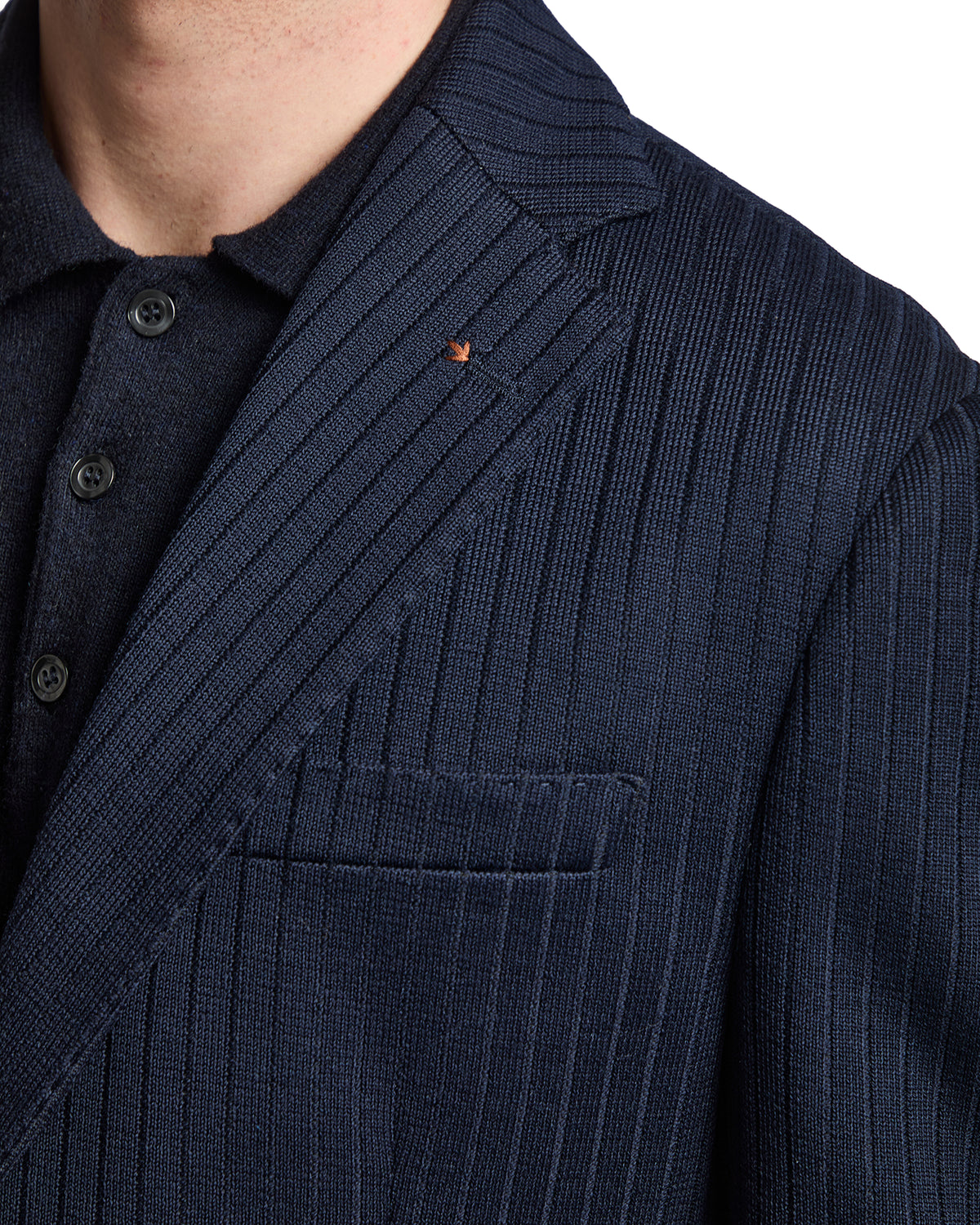 Verti blue pinstripe jacket