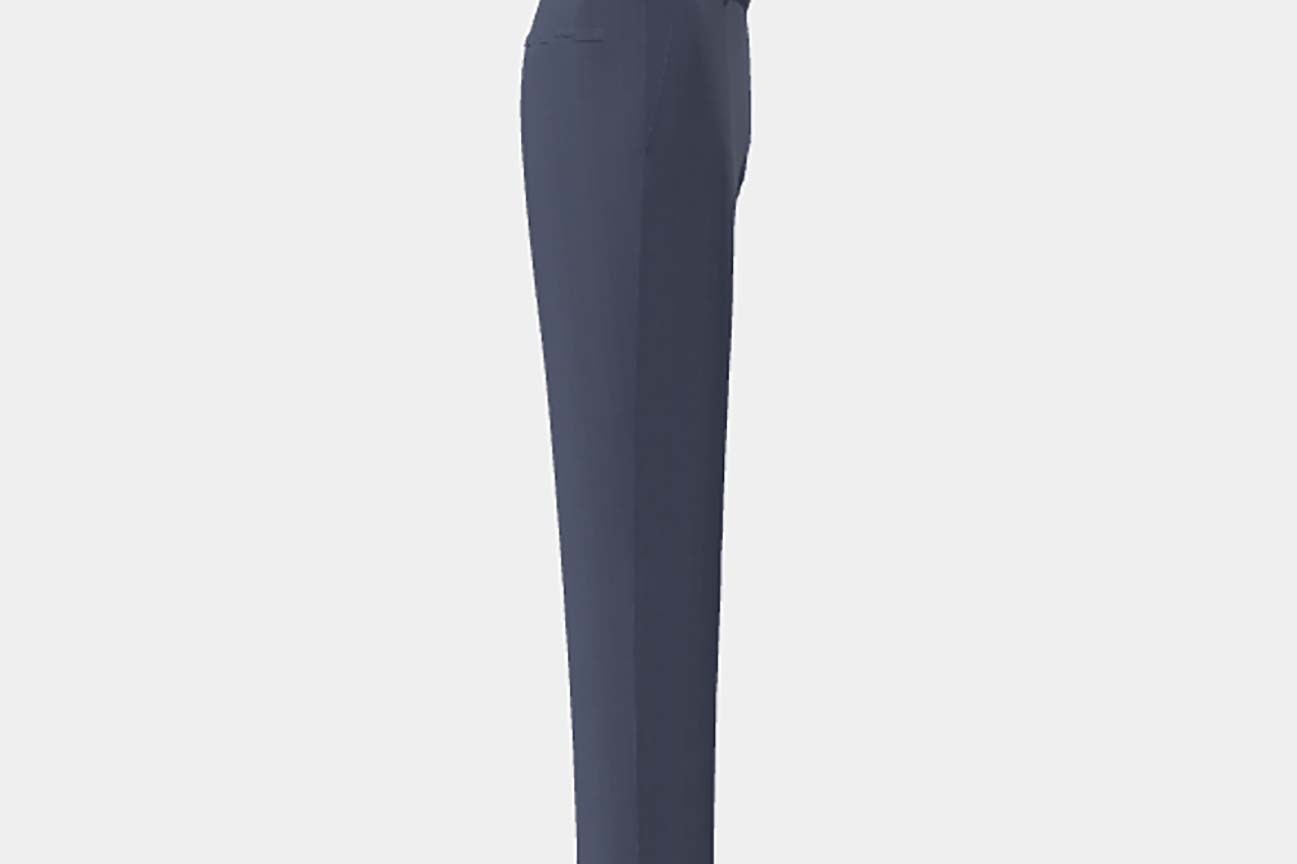 Made-to-measure solaro 130s wool trousers in light blue Caccioppoli