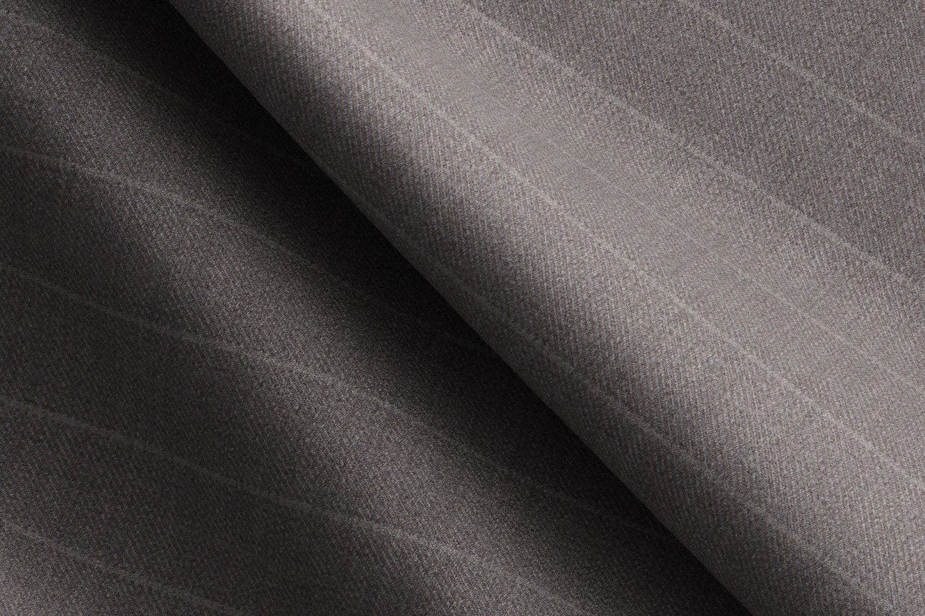 Pantalone con fascia su misura lana 110s beige Canonico