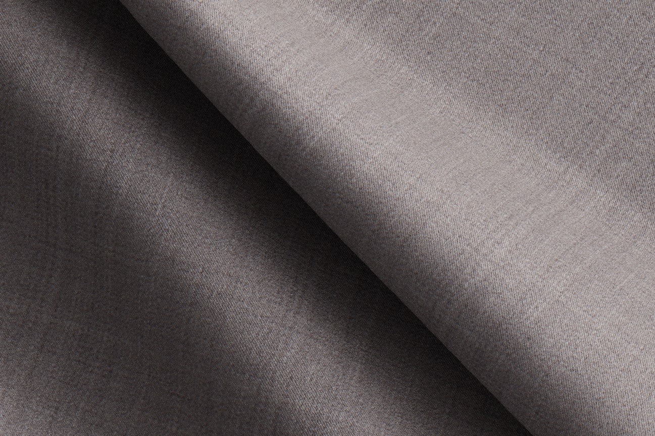 Loro Piana pantalon tailleur en laine beige années 150 avec bande