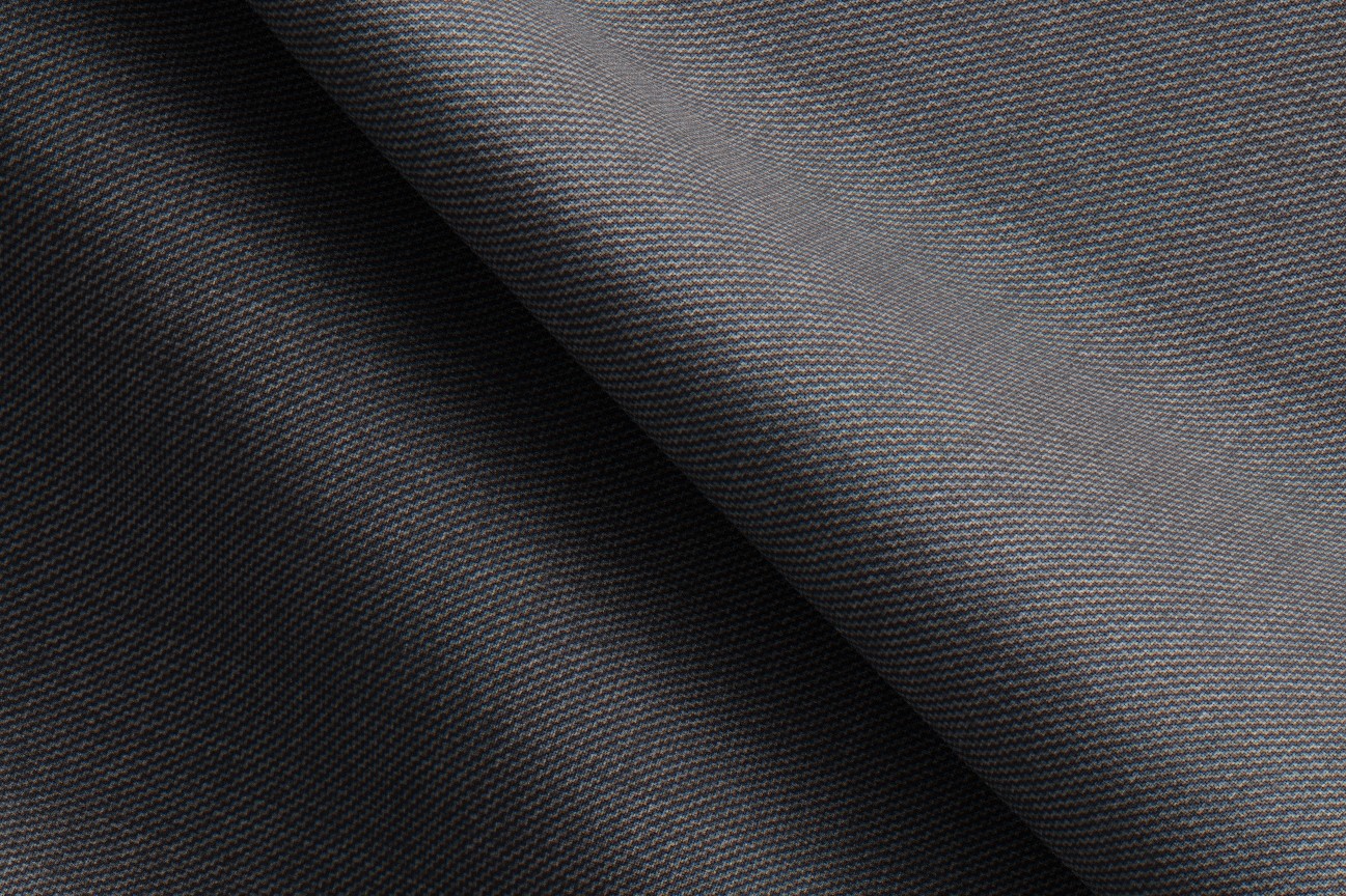 Canonico gray 110s wool tailored trousers with band