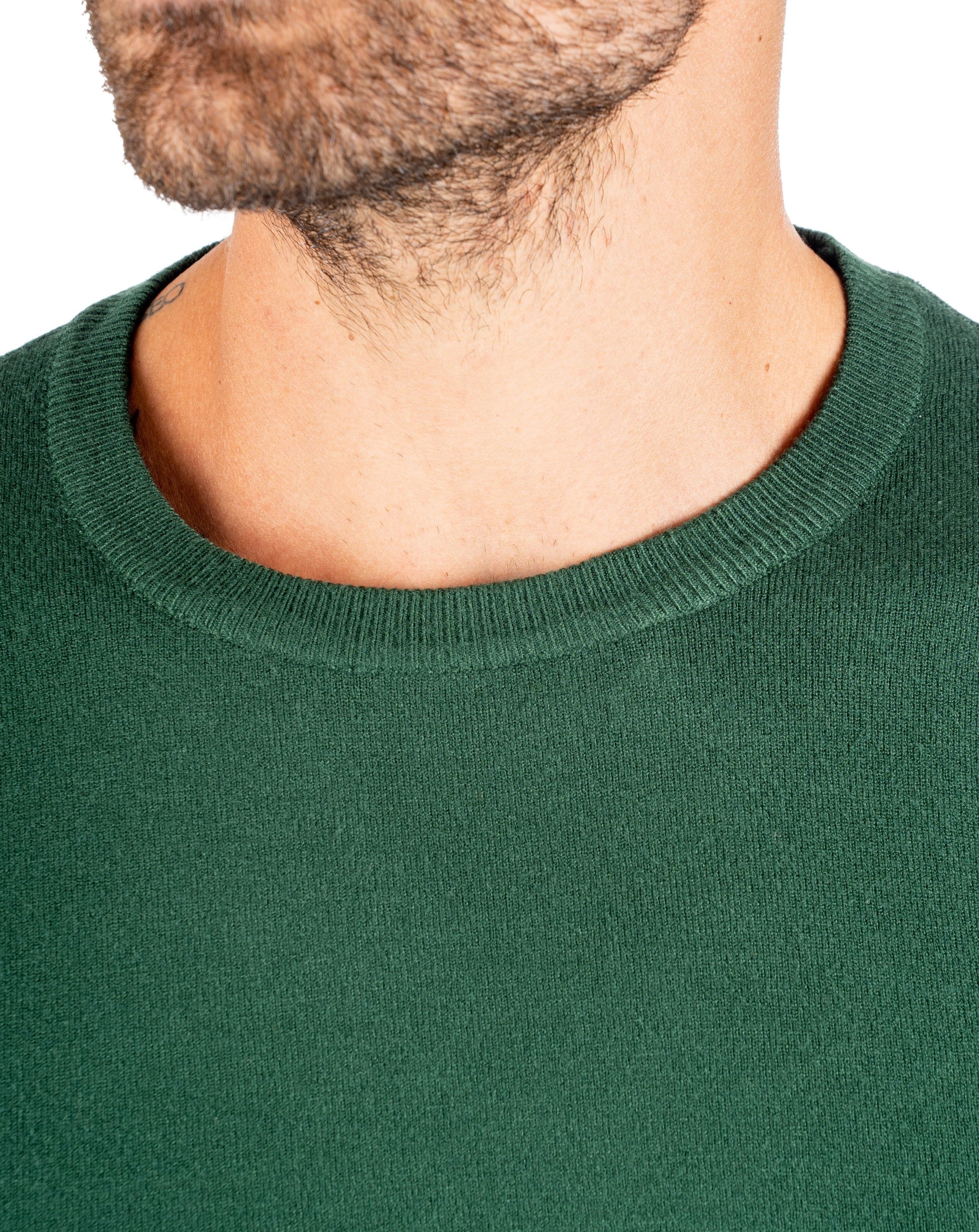 Basic green crewneck