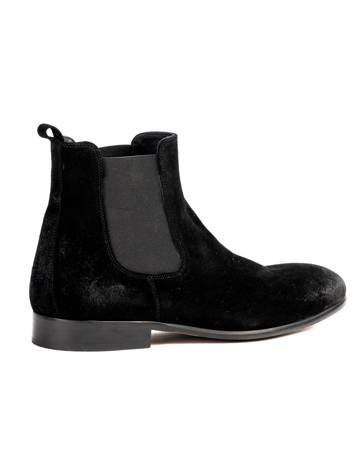 Dre - dirty black suede chelsea boots