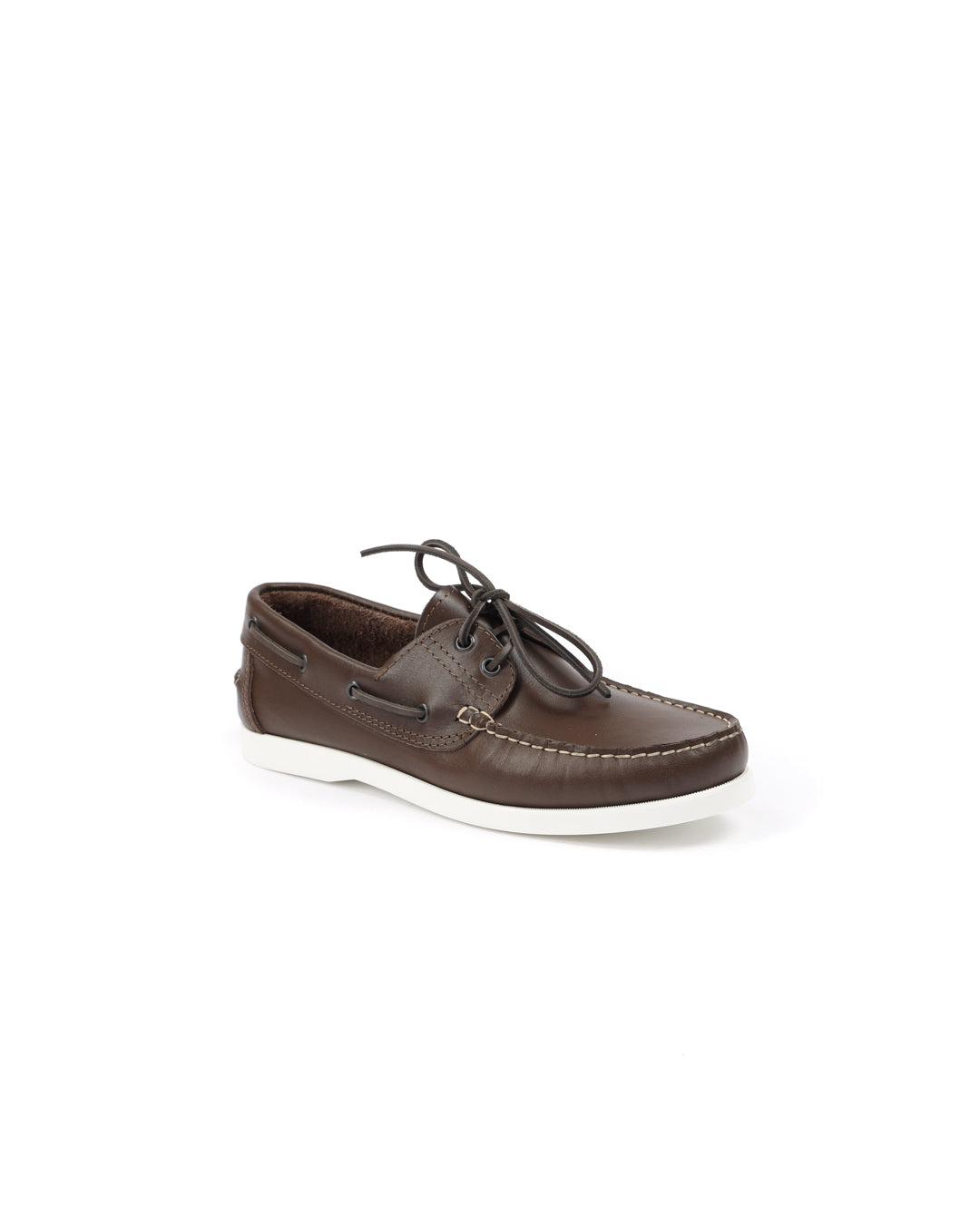 Jimmy - bateau en cuir marron