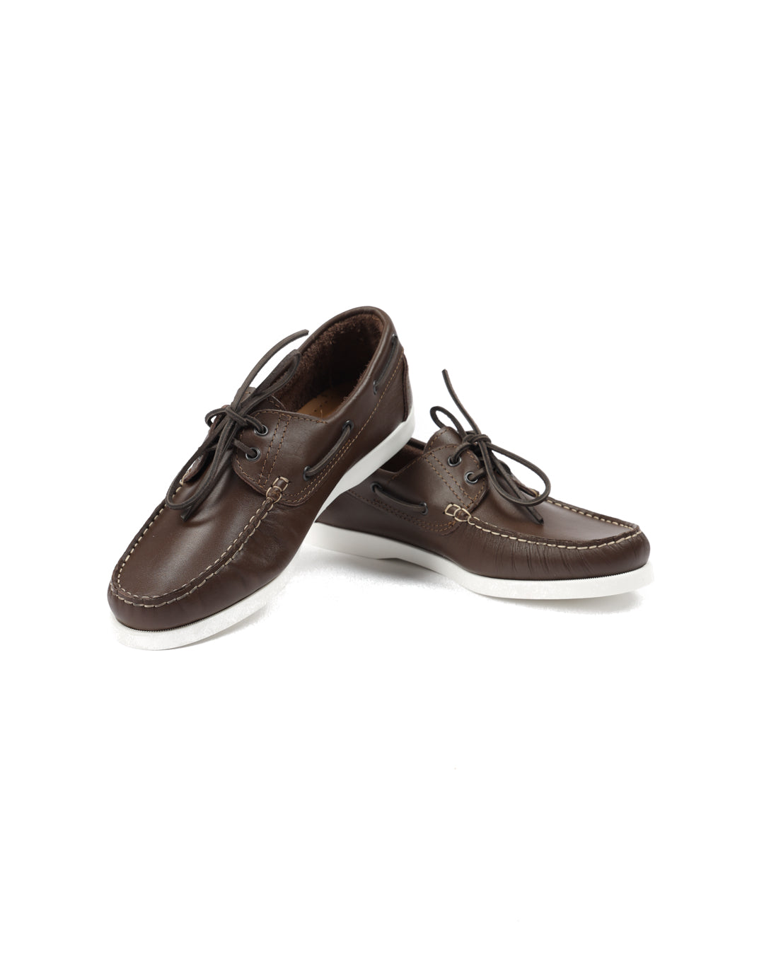 Jimmy - bateau en cuir marron
