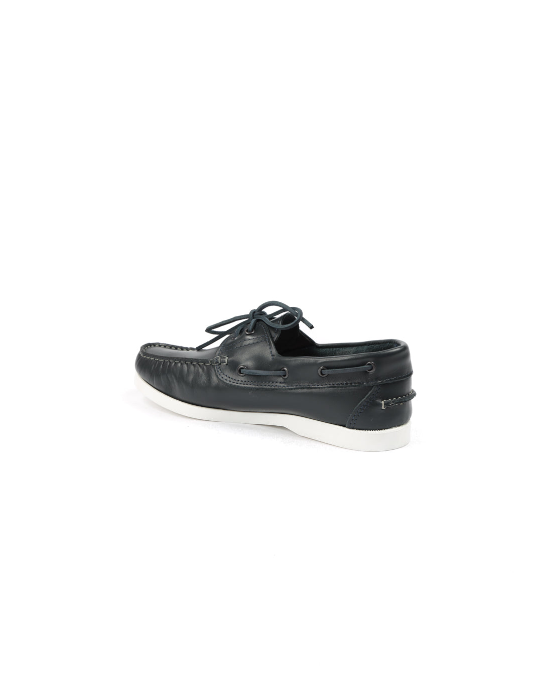 Jimmy - blue leather boat