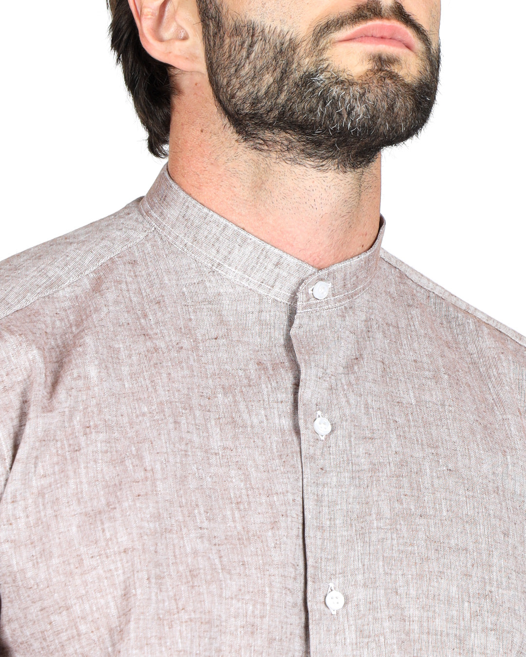 Positano - Korean linen mud shirt