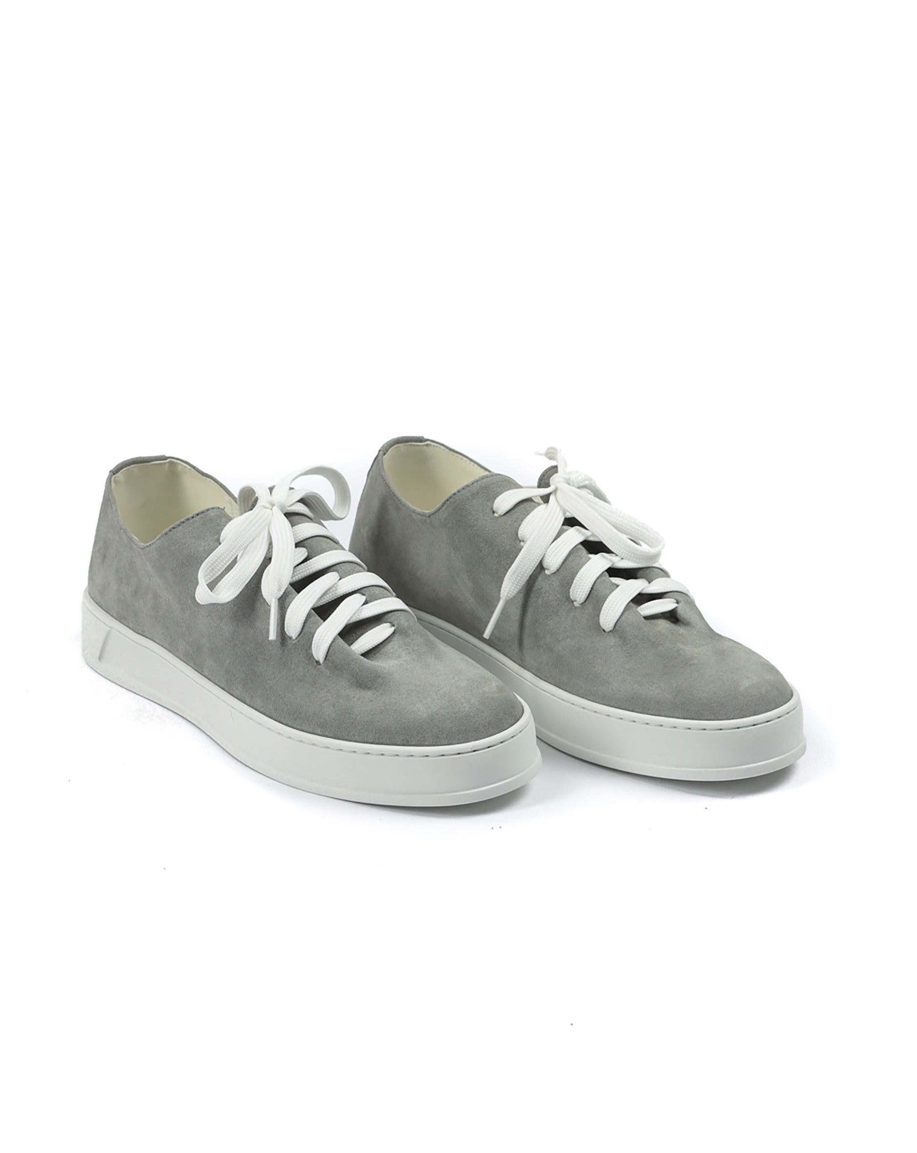 Steph - Gray suede sneakers