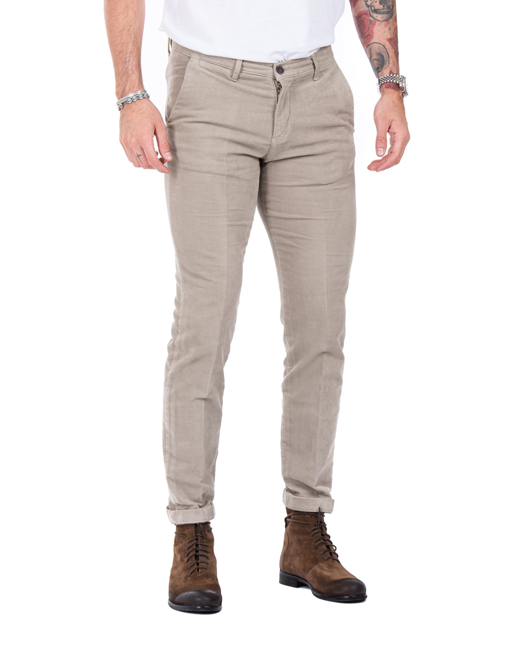 Job - twine moleskin trousers