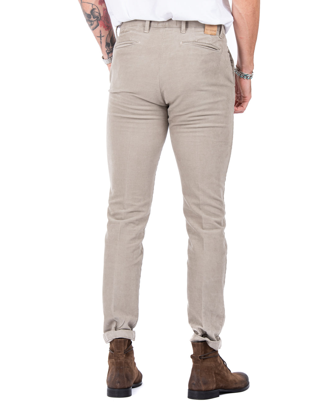 Job - twine moleskin trousers