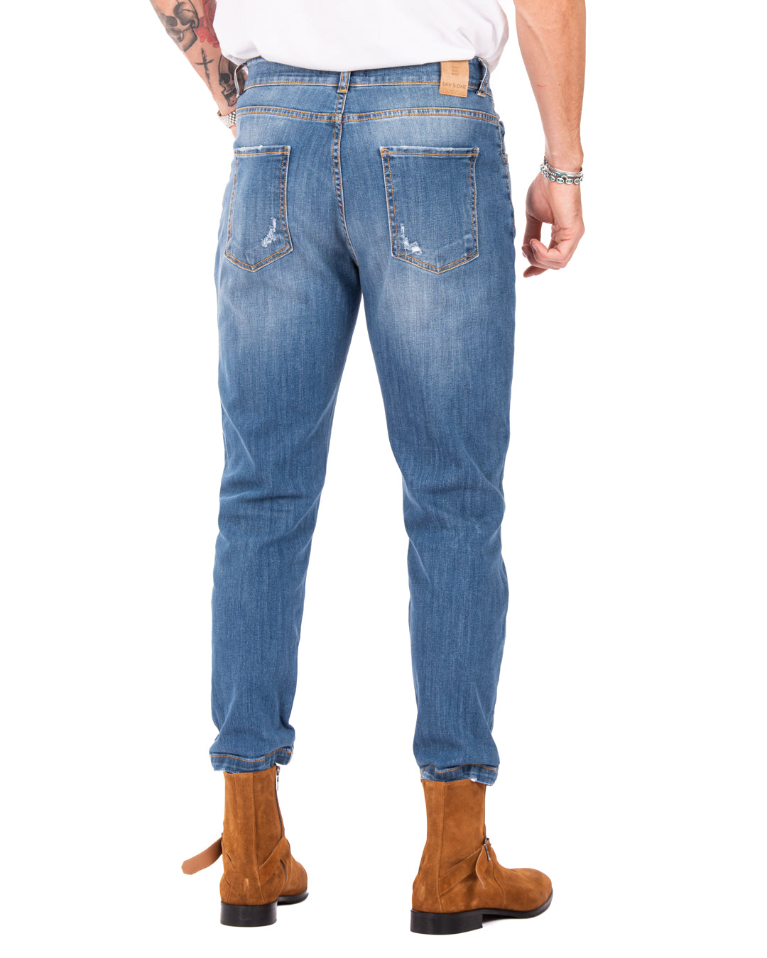 Main - classic light wash skinny jeans