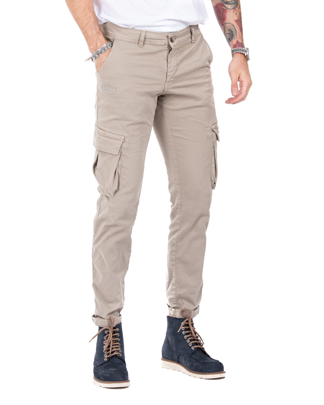 Roy - twine cargo trousers