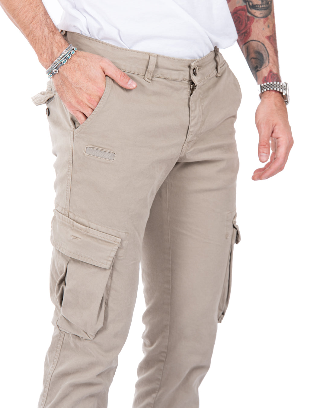 Roy - twine cargo trousers