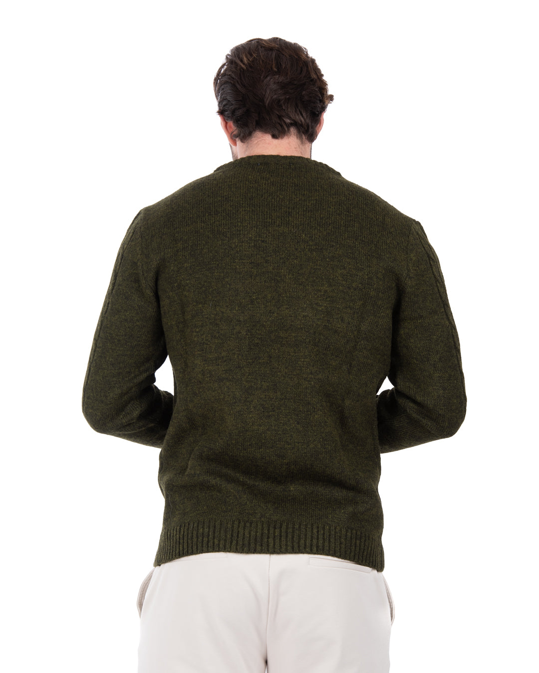 Leiden - military braided sweater