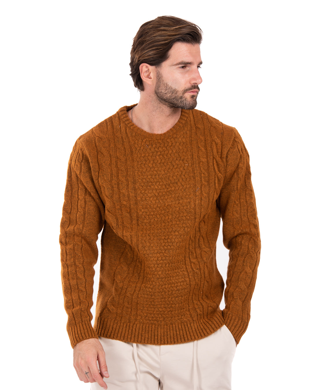 Leiden - rust woven sweater