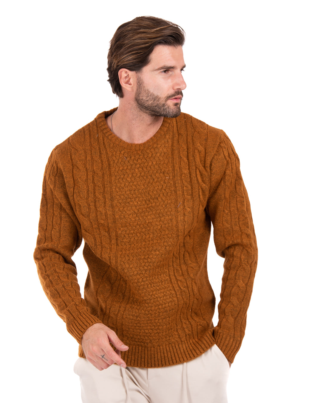 Leiden - rust woven sweater
