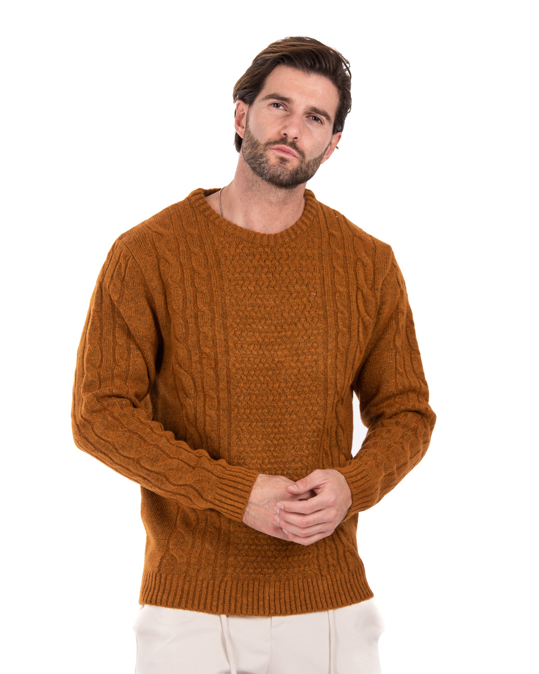 Leiden - rust woven sweater