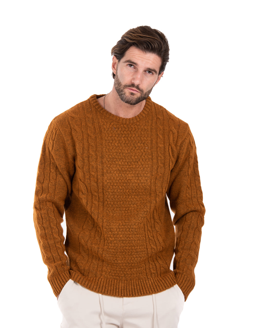 Leiden - rust woven sweater