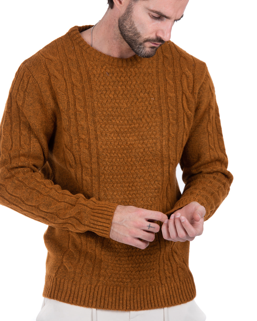 Leiden - rust woven sweater