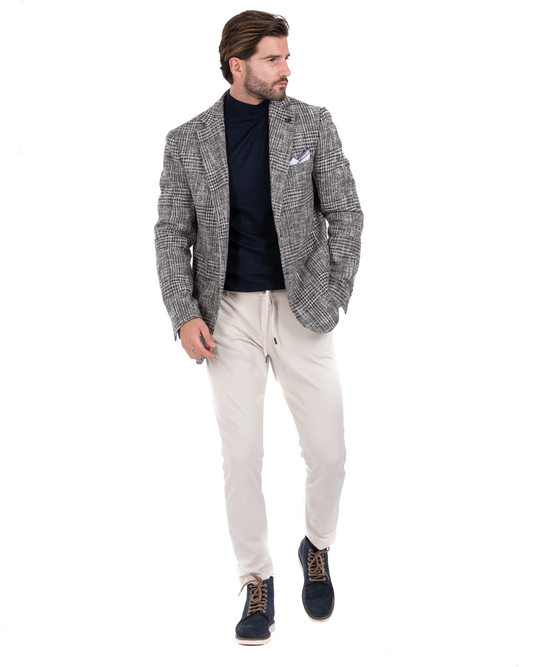 Arts - dark brown tweed jacket