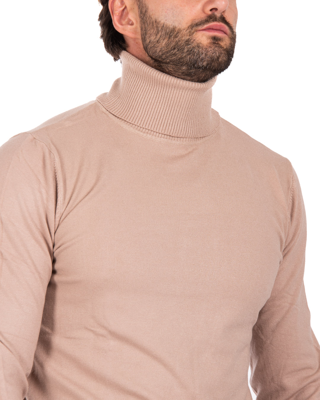 Basic beige turtleneck
