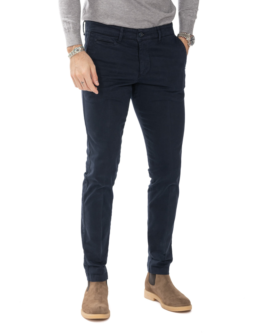 Paul - Basic blue trousers