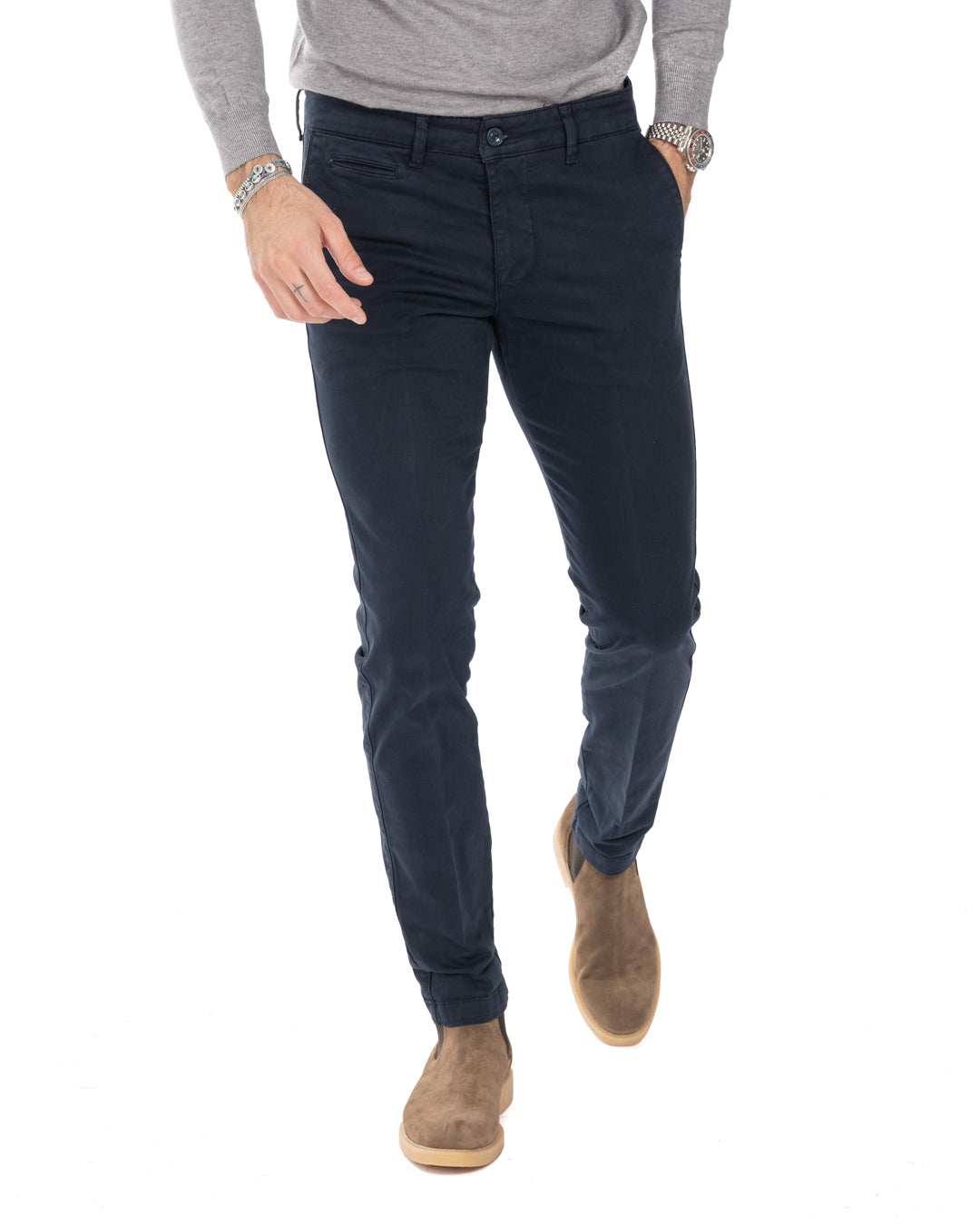 Paul - Basic blue trousers