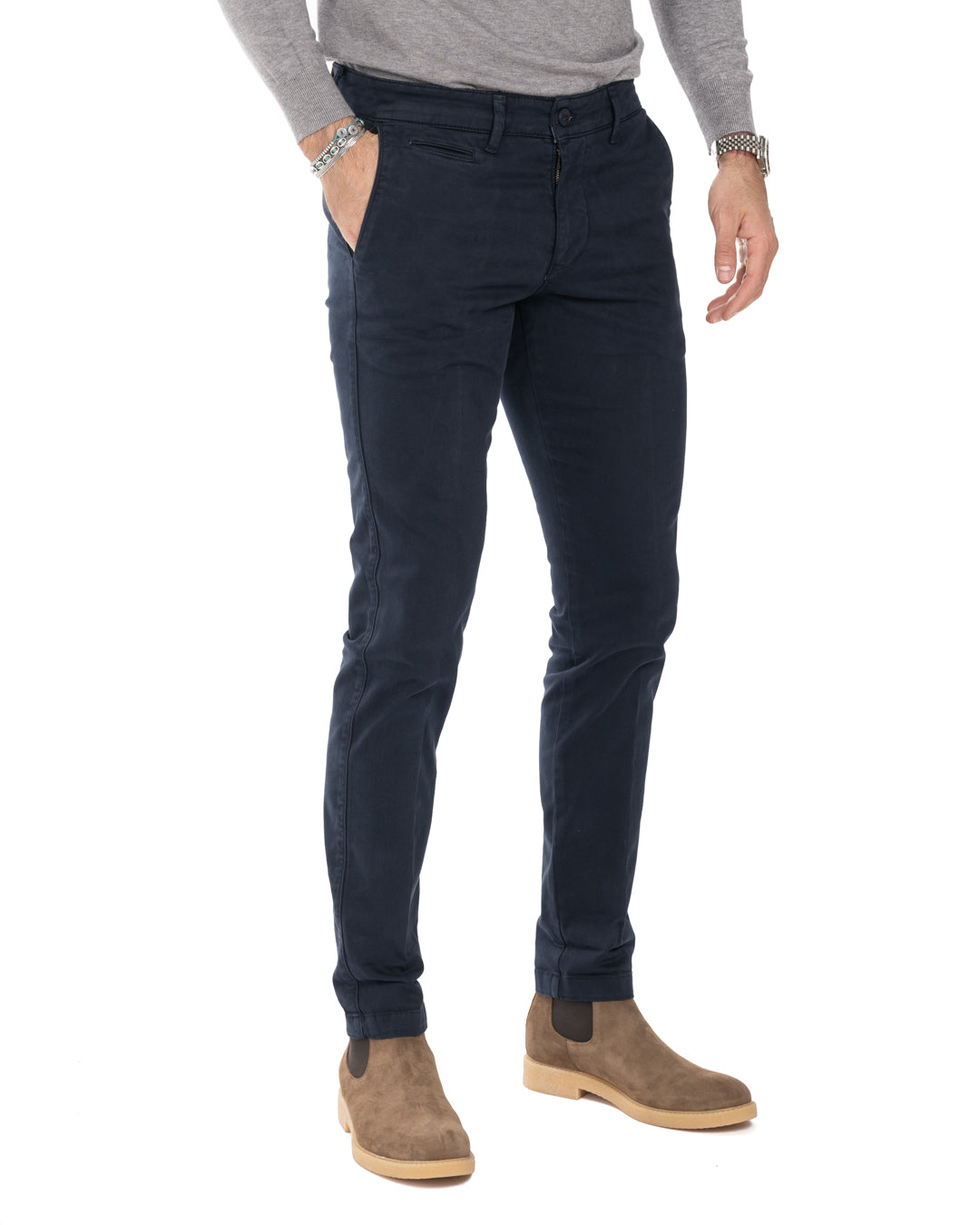 Paul - Basic blue trousers