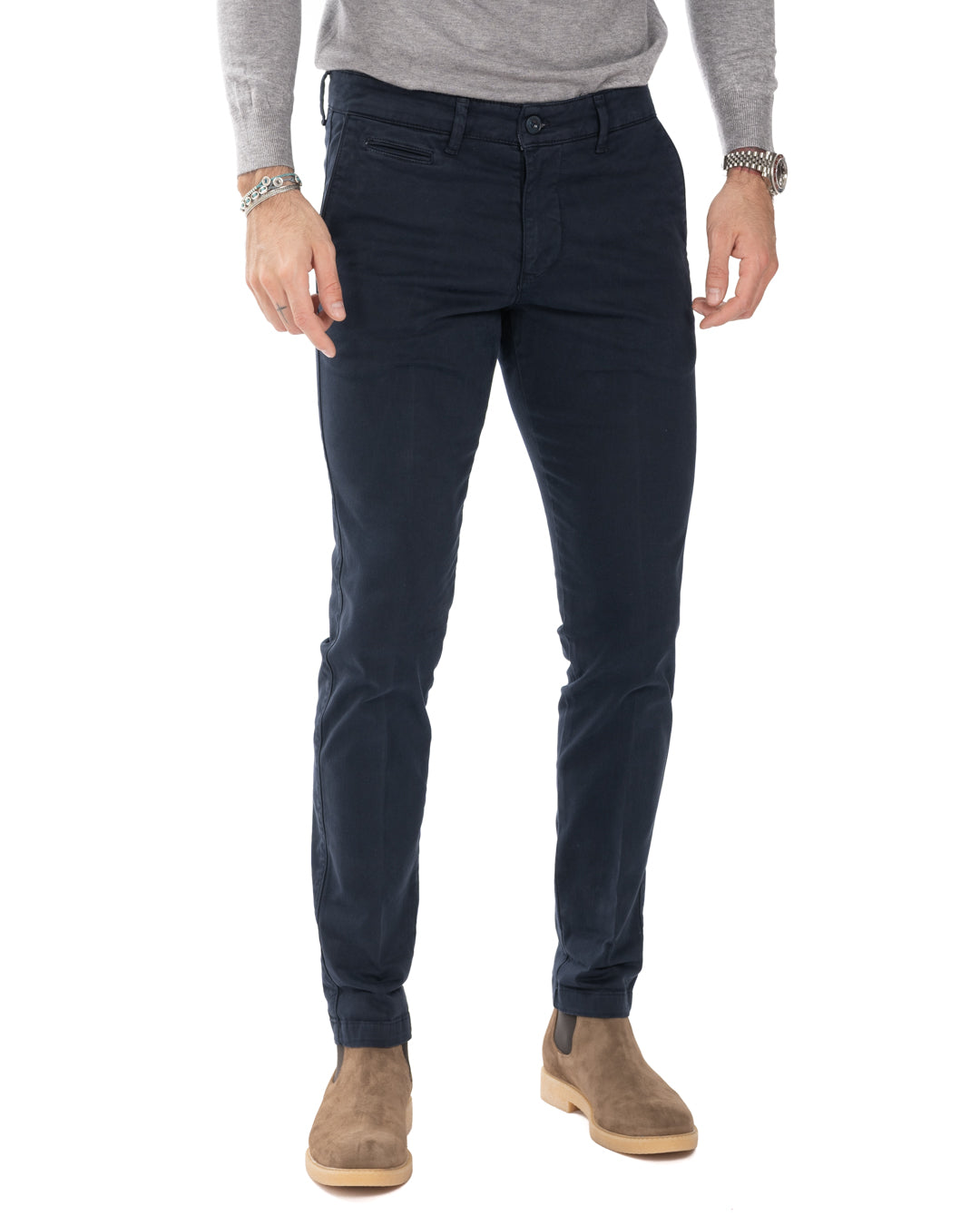 Paul - Basic blue trousers